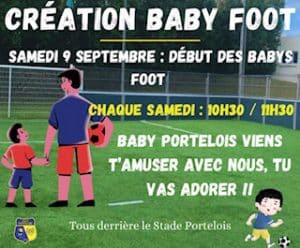 Le stade portelois lance sa section “baby”