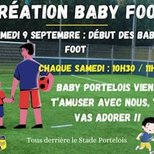 Le stade portelois lance sa section “baby”