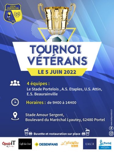 Tournoi Vétérans 5 juin 2022